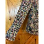 Oscar de la Renta Multicolored Blazer Size 8 Wool Blend (0578) Photo 2