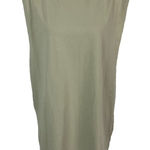 ZARA  Dress Medium Gray Sleeveless Shoulder‎ Pads Minimal Chic Work Photo 0