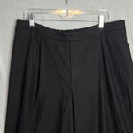 Vince  Black Wide Leg Trousers Pant Plus Size 1X Wool Blend Pleated Pull On Photo 3