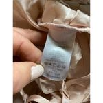 Milk and Honey  Size L Open Back Lace Up Long Sleeve Top Beige Cream Checkerboard Photo 4