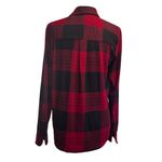 Faherty Women’s Buffalo Plaid Shirt Red & Black Size S Photo 1