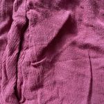 Full Tilt maroon pink babydoll smocked top Photo 8