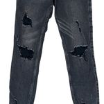 Hollister Juniors 5R Jeans Black High Rise Super Skinny Distressed Stretch Photo 3