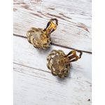 Vintage Clip On Earrings Just Over 7/8" Photo 3
