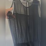 ZARA Black Mesh Top Jumpsuit Size Medium Photo 1