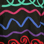 Maggy London Vintage Embroidered Ribbon Art To Wear Blazer Jacket Size 10 Med M Photo 4