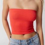 Urban Outfitters  Out From Under‎ Ribbed Tube Top Orange M/L Photo 0