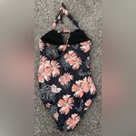 Aqua Eve One Piece Swimsuit. Black Orange White (148) Size M Photo 1