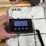 Akris Punto  Womens Sweater 4 Crewneck White Black Grid Checkered Structured Knit Photo 5