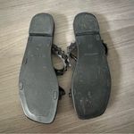 Steve Madden Skylar Sandals Jelly Plastic Studded Slide Flat Black 10 Photo 1