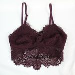 Aerie Plum Lace Bralette Size M Photo 3