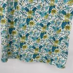 White Stag  Vintage 90s Floral Shift Dress Blue Green Sleeveless Stretch Size 14 Photo 3