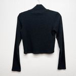 Wilfred Free Aritzia Mock Neck Crop Sweater Womens Medium Coquette Dark Academia Photo 3