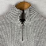 Brandy Melville  Quarter Zip Sweater Light Grey Photo 1