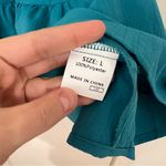 The Drop Teal Waist Mini Dress Blue Size L Photo 8