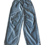 Daze Light Wash Baggy Wide Leg High Rise Jeans Blue Size 27 Photo 0