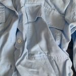 Babaton  blue button front shirt Photo 2