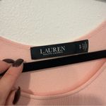 Ralph Lauren Lauren  Pink Three-Quarter Sleeve Jersey Dress SP Photo 3