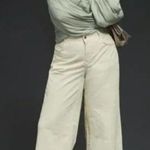 Anthropologie Pilcro White Gwen Wide Leg Corduroy Pants Photo 0