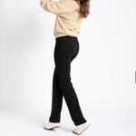 Betabrand  Straight Leg Classic Dress Pant‎ Yoga Pants Black Small Petite Photo 3