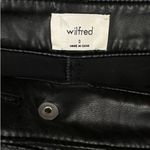 Wilfred  - Faux Leather High Waist Pants in Black Photo 2