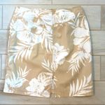 Pacific&Co NY&|| Tan/white Hawaiian skirt with pockets Photo 1