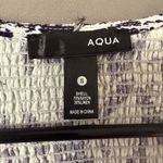 AQUA sz S Blue Floral boho flare maxi dress NWT Photo 5