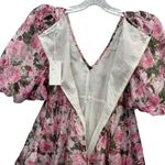 Sofie the Label Women's Polina Floral Organza Mini Dress Puff‎ Sleeve Poplin M Pink Size M Photo 4