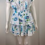 Love Shack Fancy Floral Ruffle Mini Dress Size Small Photo 10
