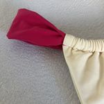 MONTCE Sandra Bikini Bottom in Cream & Raspberry, SMALL, BRAND NEW, $92 Pink Photo 5