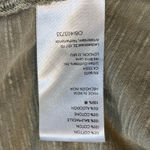 Pilcro Anthropologie Women’s Olive‎ Wash Ruffled Sleeve Open Back Long Sleeve S Green Photo 5