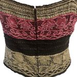 Laurence Kazar Vintage beaded embroidered silk camisole, design evening top Photo 4