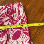 American Eagle  Pink white strapless mini dress cotton smocked size 2 Photo 1