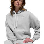 Alo Yoga Grey accolade Hoodie Sweatshirt oversized baggy athletic Medium Photo 0