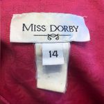 Miss Dorby Hot Pink 2 Piece Skirt Suit Size 14 Photo 5