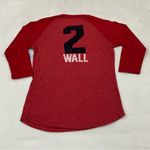 Nba John Wall 2 Washington DC Wizards 4 Her 3/4 Red Long sleeve T-Shirt Women XS Photo 1