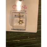 Little Words Project NWT 14k Gold Plated Star of David Charm Photo 2