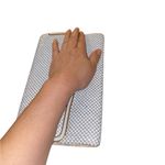 vintage Glomesh chain mail Clutch white and gold Photo 6