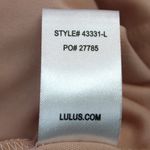 Lulus  Womens S Strappy to Be Here Blush Pink Maxi Dress Bridesmaid Dressy Formal Photo 9
