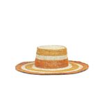 GREENPACHA Canarias Hat in Natural & Yellow Small New Womens Cowboy Western Orange Photo 2