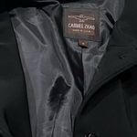 Carmel Zhao Star Georgette Trench Blazer Overcoat Long Designer Black jacket 8 Photo 4