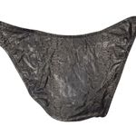 Kenneth Cole New York Metallic Copper/Black Snakeskin Print Bikini Sz XL Photo 7