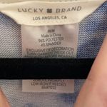 Lucky Brand Blue Tye Dye Knit Tank Top Medium Photo 2