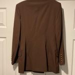 Vintage Lolita Lempicka Couture Vintage Brown Wool Military Suit Jacket Blazer Size 10 Photo 5