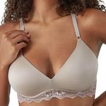 Maidenform  36D Your Lift Wireless Lace Trim Bra DM1196 Women's Pink T-Shirt Photo 0