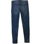 Free People  Ladies Denim Skinny Blue Jeans Distressed Knee Holes ~ Size 25 Photo 2