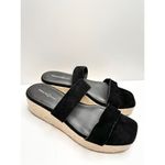 Treasure & Bond  Sandals Womens Size 8.5‎ Suede Upper Black Platform Espadrille Photo 1