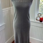 Carole Little Petite Dresses Long Neutral Knit Dress Sleeveless PL Gray Size undefined Photo 11