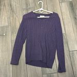 Sonoma  purple v neck sweater Photo 0