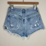 AGOLDE Parker Shorts Button Up Fly Distressed Size 25 Photo 2